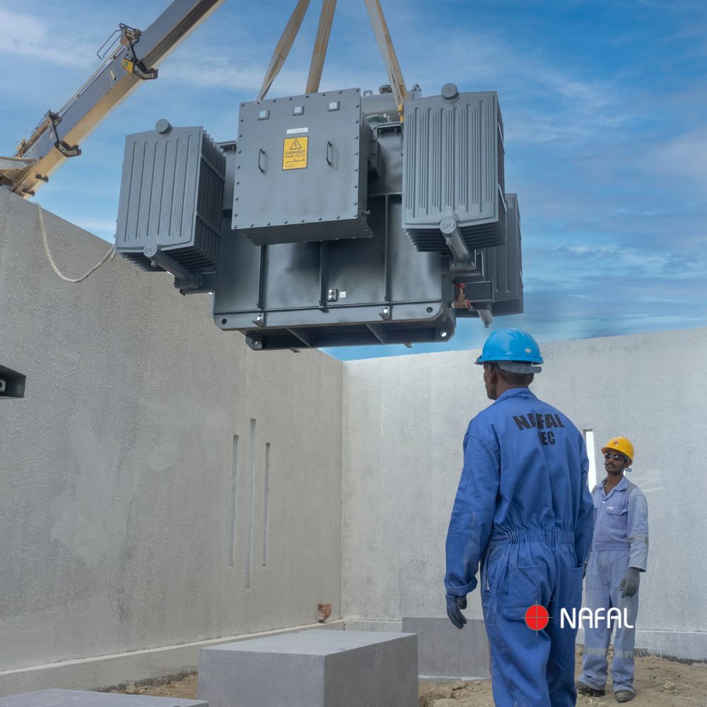 Transform Installation work at Muscat for Muscat Electricity Company