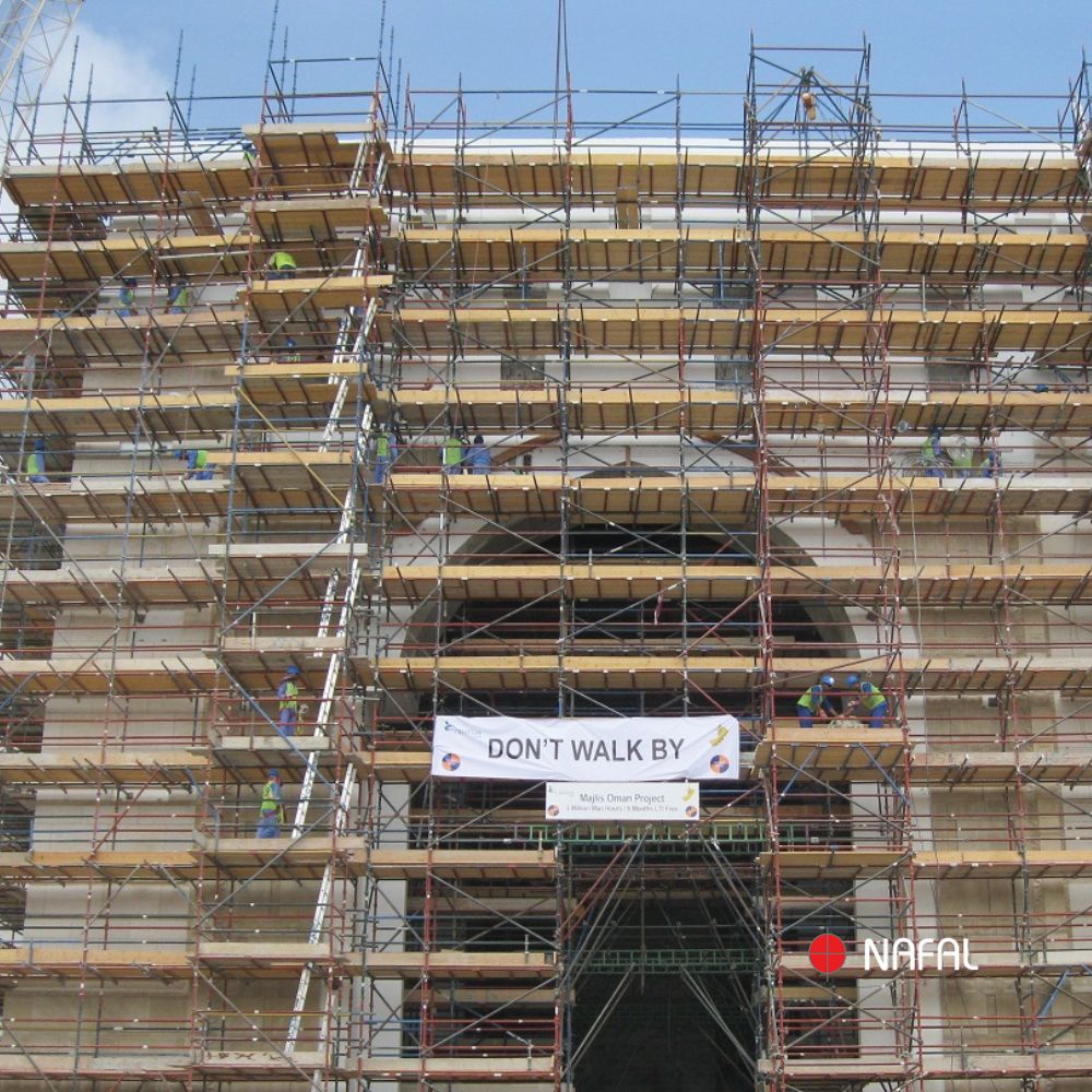 Scaffolding Work for Majlis Al Surah Building at Muscat for Royal Court Affairs